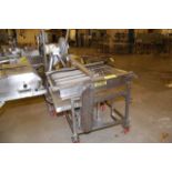 Batter Applicator w/SS Wire Belt, Motorized Conveyor, 34 in. Wide x 52 in. Length, Single Phase