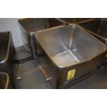 (2) 4-Wheel Meat Carts, 25 in. x 25 in. x 20 in.