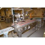 Bemis Company Model #1022SS Tape Machine, Adjustable Height SS Frame, 4-Wheel Base, Serial #