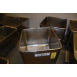 (2) 4-Wheel Meat Carts, 25 in. x 25 in. x 20 in.