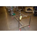 Stainless Steel Stand, 60 in. x 34 in. w/4-Wheel Base