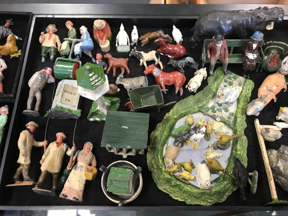 A collection of Britains model farm and other series animals, figures