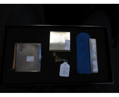 A continental metalwares lady's travelling compact &amp; comb  