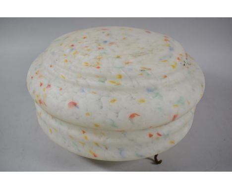 A Mid 20th Century Opaque Glass Ceiling Light Shade, 31cm Diameter 