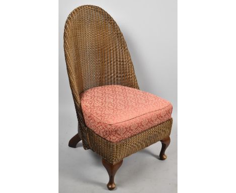 A Vintage Lloyd Loom Nursing Chair 