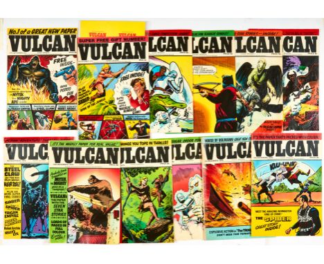 Vulcan (1975) 1-12, No 2 wfg Magical Numbers Game. Starring Robot Archie, The Steel Claw, The Spider and The Trigan Empire. N
