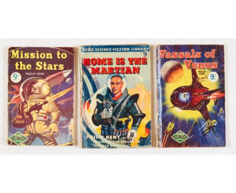 Tit-Bits Science Fiction Library (1954) No 8: Mission to the Stars, No 9: Vassals of Venus, No 15: Home is the Martian, all n