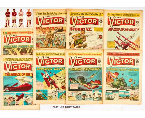 Victor (1965) 202-253 complete year with Solomon Stark, Pt. Popski's Private Army, Morgyn the Mighty and The Menace of the V.
