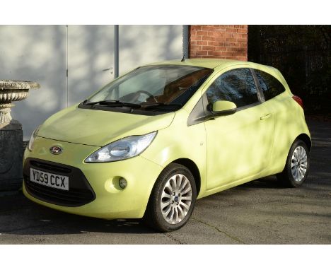 Motor car. On the instructions of executors - 2009 (September) Ford KA Zetec, 1242cc, reg YD59 CCX, petrol, manual, green, MO