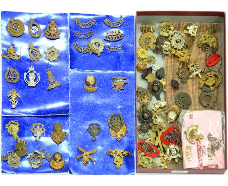 A quantity of division badges, to include Royal Navy Division officer's Nelson, Howe, Hood and Hawk and a larger quantity of 