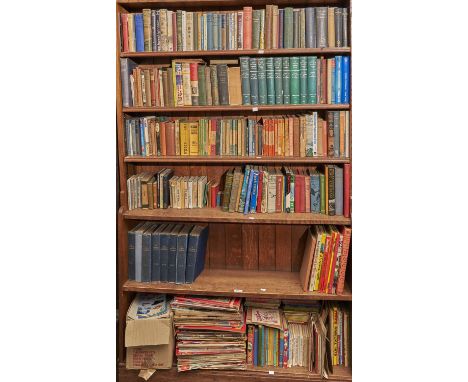 Six shelves of books, miscellaneous general shelf stock, to include Pepys diary, nine vols and paperbacks  