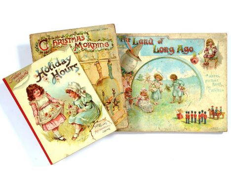Moveable Books. Ernest Nister, publisher - The Land of Long Ago - A Visit to Fairyland with Humpty Dumpty, six linen hinged c