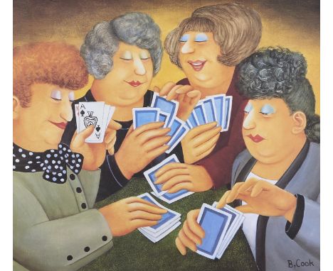 Beryl Cook, OBE (1926-2008) - A Full House, limited edition print, numbered 104/650, signed by the artist in pencil lower rig
