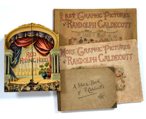 Theatrical Toy Book. Red Riding Hood, divided chromolitho illustrations and cover, New York: McLaughlin Brothers 1891 and Ran