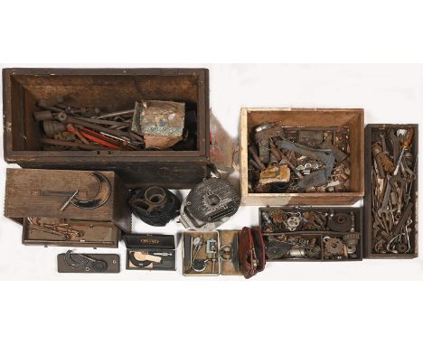 Miscellaneous general NSU motorcycle spares and special tools (3 boxes)  