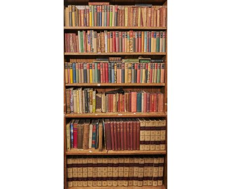 Six shelves of books, miscellaneous general shelf stock  