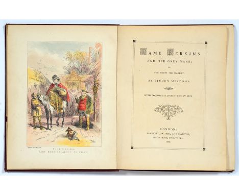 [Thackeray (William Makepeace) Christmas Book] - Mrs Perkins's Ball by A M Titmarsh, lithograph title and illustrations, one 