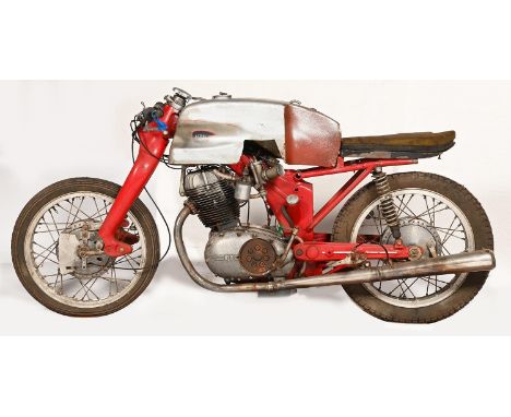 1960 (CIRCA) NSU SPORTSMAX, 247CC, REG MNH 410, NO V5C, CLUBMAN RACER REG NO 74  This ex Clubman Racer ran mainly on the Midl
