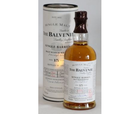THE BALVENIE 1977 15 year old single barrel Speyside Single Malt Scotch Whisky bottled 16/3/94, casked 10/2/1977, cask number