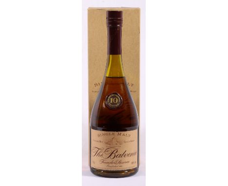 THE BALVENIE 10 year old Founders Reserve Speyside Single Malt Scotch Whisky, 70cl, 40% vol., boxed.