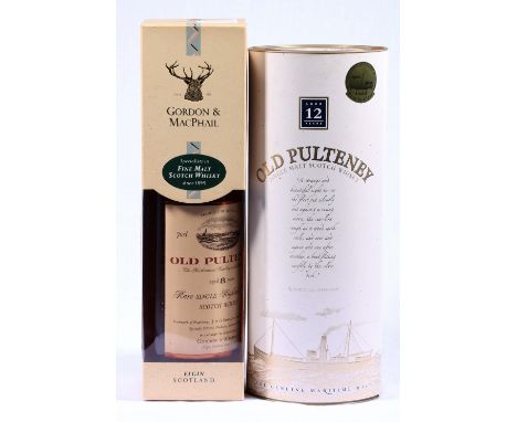 OLD PULTENEY 8 year old Highland Single Malt Scotch Whisky bottled by Gordon & MacPhail 70cl, 40% vol., boxed and OLD PULTENE