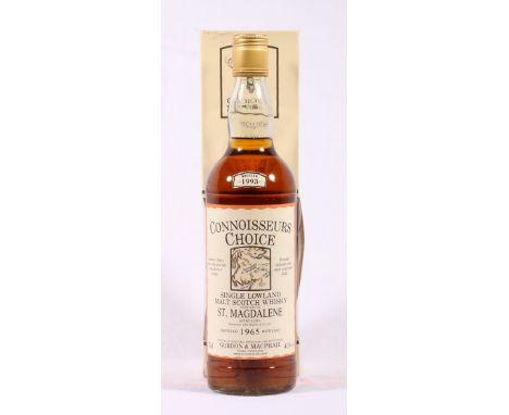 ST MAGDALENE 1965 Connoisseurs Choice Lowland Single Malt Scotch Whisky bottled by Gordon & MacPhail 70cl, 40% vol., boxed.