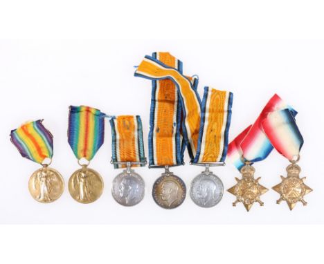 Three World War I war medals to;
4342 Cpl R Campbell Essex R
43777 Spr J Wilson R.E
and 69045 Gnr J Gray RA
two World War I V