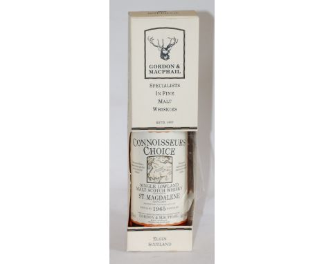 ST MAGDALENE 1965 Connoisseurs Choice Lowland Single Malt Scotch Whisky bottled by Gordon & MacPhail 70cl, 40% vol., boxed.