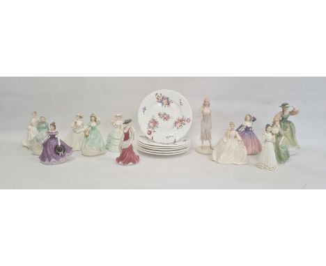 Ten Coalport china figures 'Gwen', 'Carla', 'Jennifer', 'Pamela', 'Emma Louise', 'Bonny Lass', 'Radiance', 'Poppy', 'Shelley'