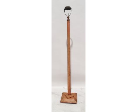 Art Deco standard lamp in a painted finish, 155cm high 