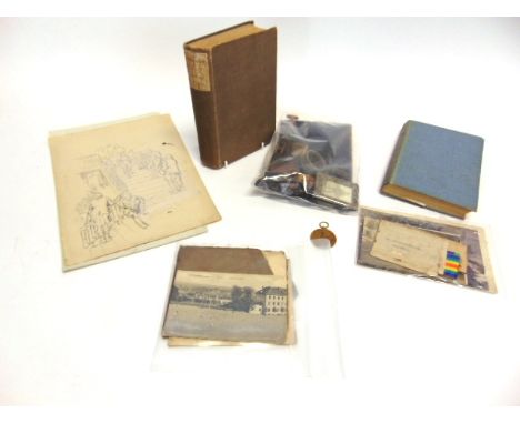 GREAT WAR - A UNIQUE ARCHIVE OF ILLUSTRATOR - SOLDIER RAPHAEL T. ROUSSEL 2ND LIEUTENANT /CAPTAIN 3RD CONNAUGHT RANGERS includ