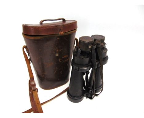 SECOND WORLD WAR - A PAIR OF BRITISH NAVAL BARR & STROUD 7 X CF41 BINOCULARS  serial no. 61501 of standard production specifi