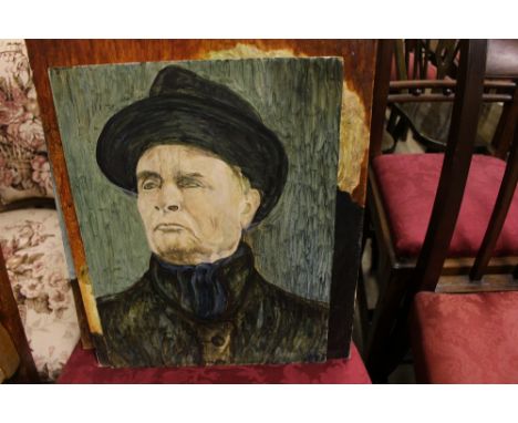 A quantity of oil portrait paintings by D Sippings
