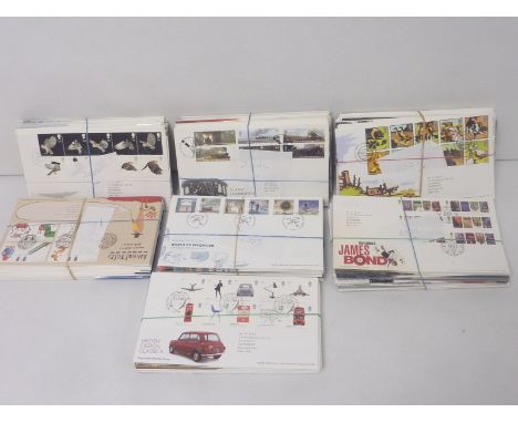 Quantity of First Day Covers for years 2003, 2004, 2005, 2006, 2007, 2008 and 2009.
