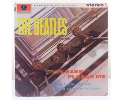 Beatles Please Please Me GOLD/BLACK STEREO UK 1ST PRESS. 1963. One of the most collectable records there is.Dick James Music 