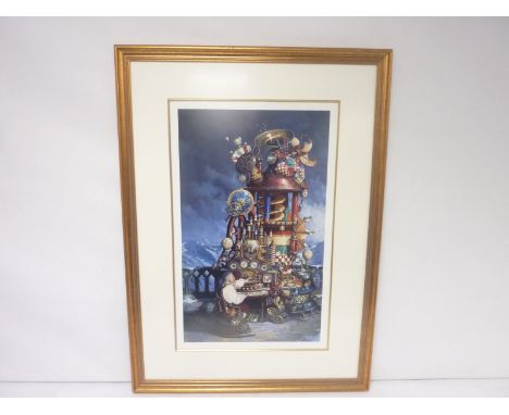 Dean Morrissey, Limited Edition 710/950 colour print titled "The Amazing Elevator" with certificate, pencil numbered and sign