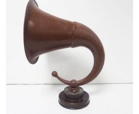 S G Brown tin trumpet resonator speaker.
