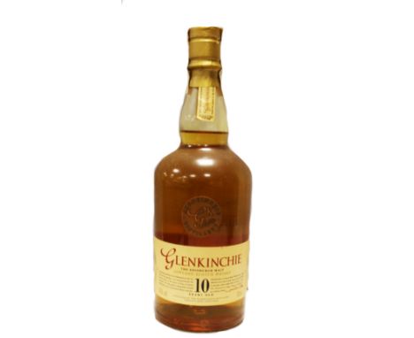 Glenkinchie Lowland single malt Scotch Whisky, 10 year old, 70cl.