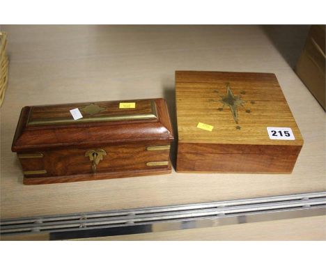 Boxed reproduction telescope and compass.