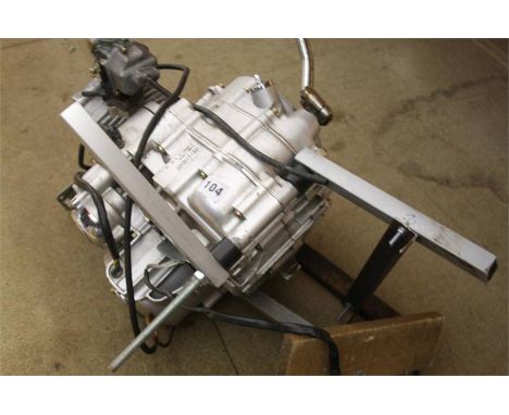 A single cylinder engine.