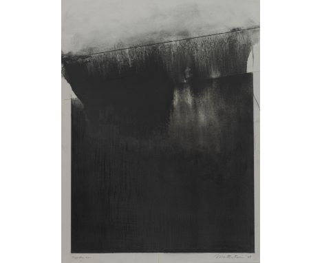Matsutani, TakesadaOsaka/Japan, 193766 x 55 cm, R."Suggestion Aal", 1978. Bleistift und Terpentin auf Bütten. In Bleistift un