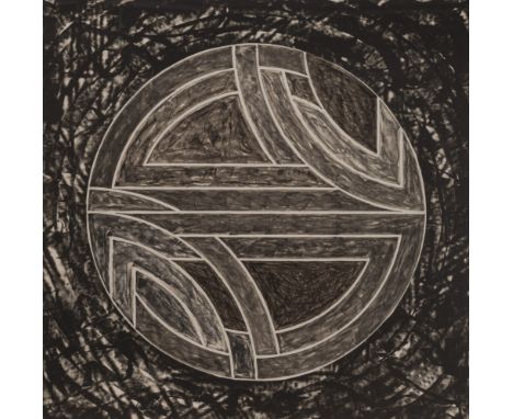 Stella, FrankMalden/Mass, 193681 x 81 cm, R."Sinjerli variation II", 1981. Offsetlithografie und Serigraphie auf Bütten. In B