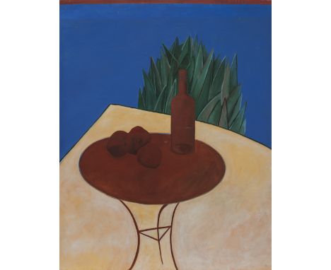 Ziegler, DorotheeFaurndau, 1945 - Waldenbuch, 2012110 x 87 cm, o. R.Stillleben, 1982/1984. Öl auf Leinwand. In Öl oben rechts