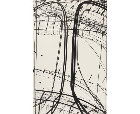 Sonderborg, d.i. Kurt R. HoffmannSonderborg, 1923 - Hamburg, 200891,5 x 59,5 cm, o. R.Ohne Titel, 1972. Lithografie auf Bütte