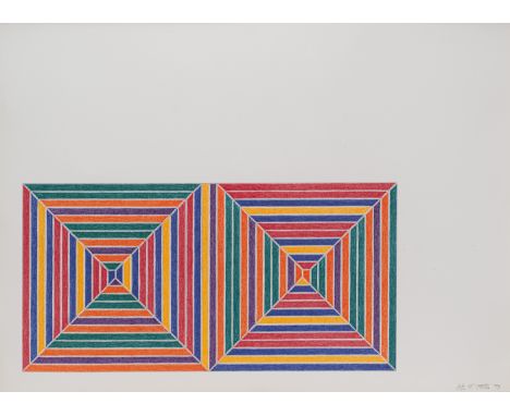 Stella, FrankMalden/Mass, 1936Blattgröße: 40,6 x 55,9 cm, R."Les indes galantes IV", 1973. Farboffsetlithografie auf Bütten. 