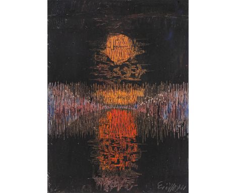 Eichhorn, AlfredSt. Valentin, 1909 - Donnerskirchen, 1972je 20,5 x 15 cm, R.2 Bl.: Ohne Titel. Öl auf Karton. Beide in Bleist