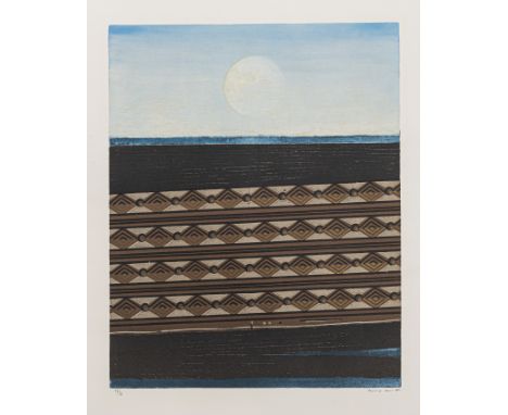 Ernst, MaxBrühl, 1891 - Paris, 1976Blattgröße: 71 x 49 cm; 42 x 33,5 cm, R."Enseigne pour une école de harengs", 1970. Farbfo