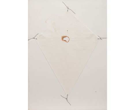 Dossi, UgoMünchen, 194370 x 49 cm, R.Ohne Titel, 1977. Mischtechnik mit Collage auf Papier. In Kugelschreiber auf dem Rückend
