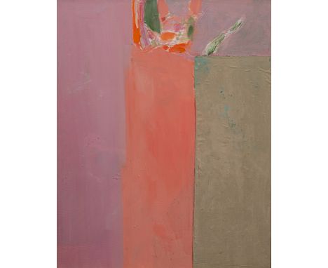 Shapiro, ShmuelNew Britain/Connecticut, 1924 - Ravensburg, 1983100 x 81 cm, R.Ohne Titel, 1978. Acryl, Öl und Collage auf Lei