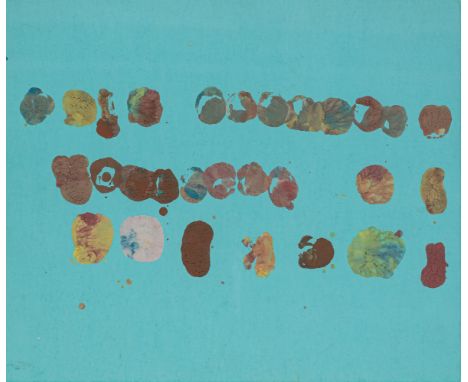 Williams, EmmettGreenville S.C., 1925 - Berlin, 200728,5 x 33,5 cm, R."Pornographic poem", 1968. Tempera und Stempel auf Kart